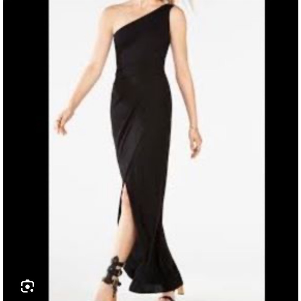 New - Snejana One Shoulder Evening Gown - Picture 4 of 8
